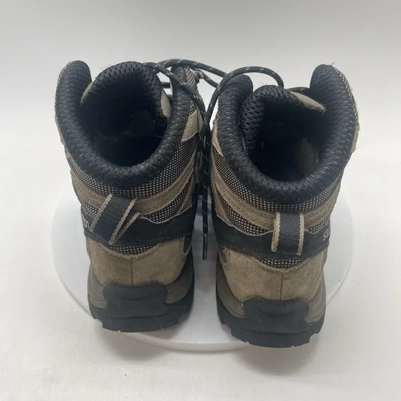 Salomon Boots Mens 8.5 Discovery GTX 119600 Brown Lace Up Hiking Athletic Shoes - Picture 4 of 9